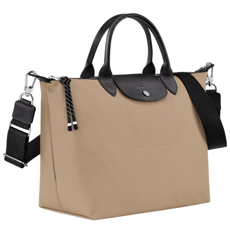 Longchamp Le Pliage Energy L Recycled canvas Håndveske Herre Clay | NOYX7494