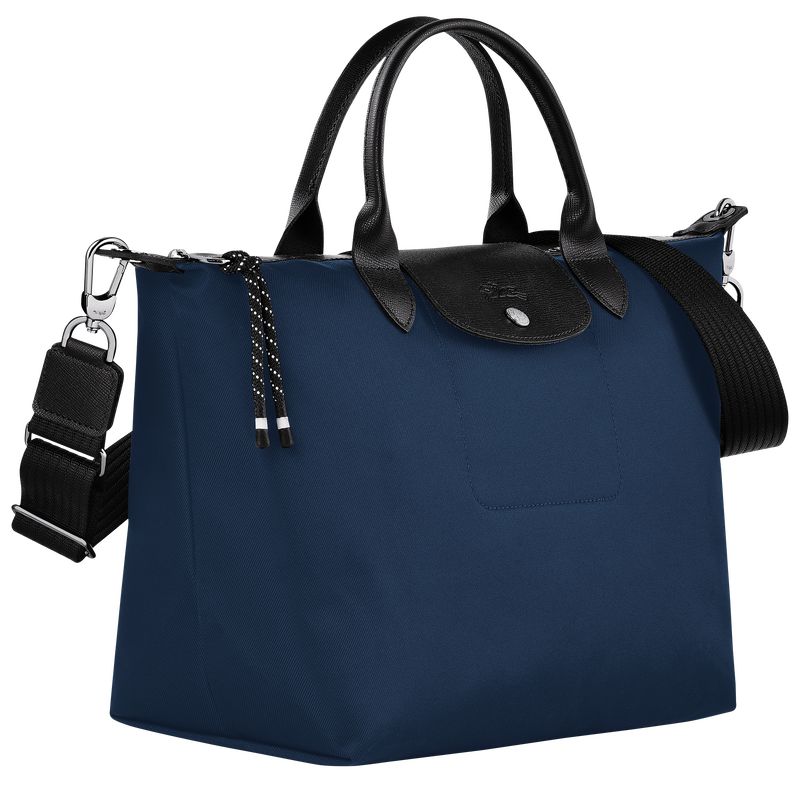 Longchamp Le Pliage Energy L Recycled canvas Håndveske Herre Marineblå | NOTC7493