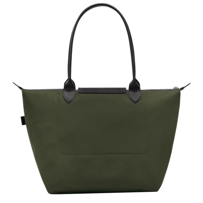 Longchamp Le Pliage Energy L Tote Recycled canvas Skulderveske Dame Khaki | NOUZ8899