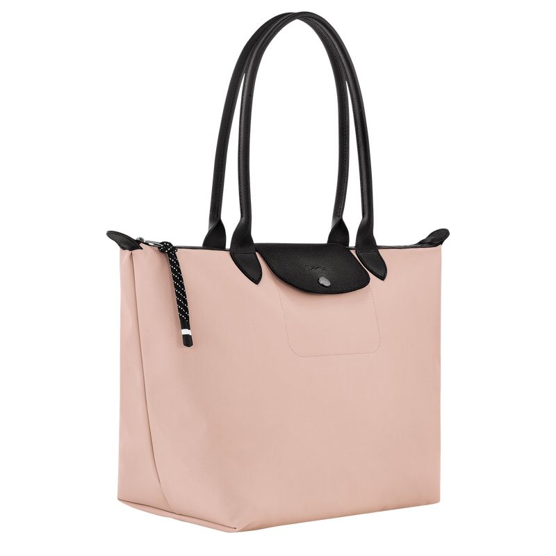 Longchamp Le Pliage Energy L Tote Recycled canvas Skulderveske Dame Nude | NOYX8898