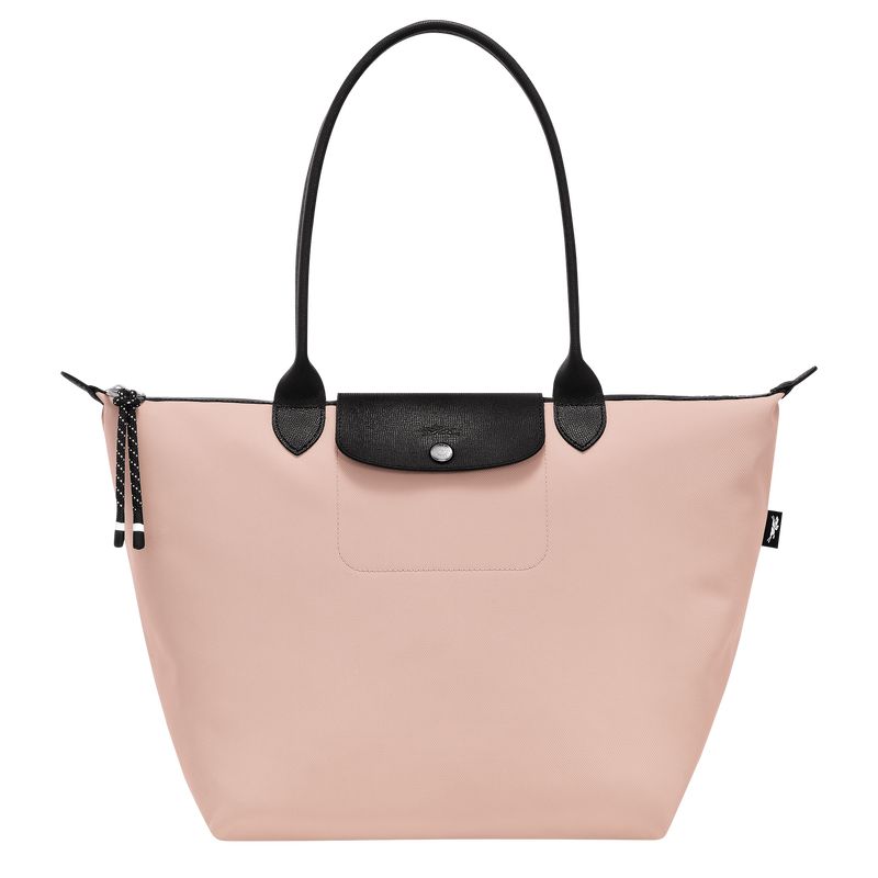 Longchamp Le Pliage Energy L Tote Recycled canvas Skulderveske Dame Nude | NOYX8898