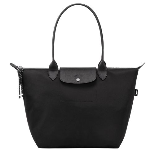 Longchamp Le Pliage Energy L Tote Recycled canvas Skulderveske Dame Svarte | NOWN8790