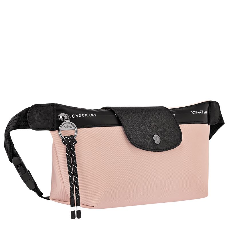 Longchamp Le Pliage Energy M Canvas Midjeveske Herre Nude | NODF7528