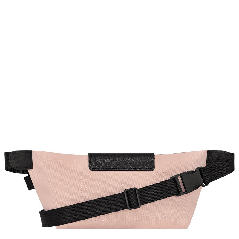 Longchamp Le Pliage Energy M Canvas Midjeveske Herre Nude | NODF7528