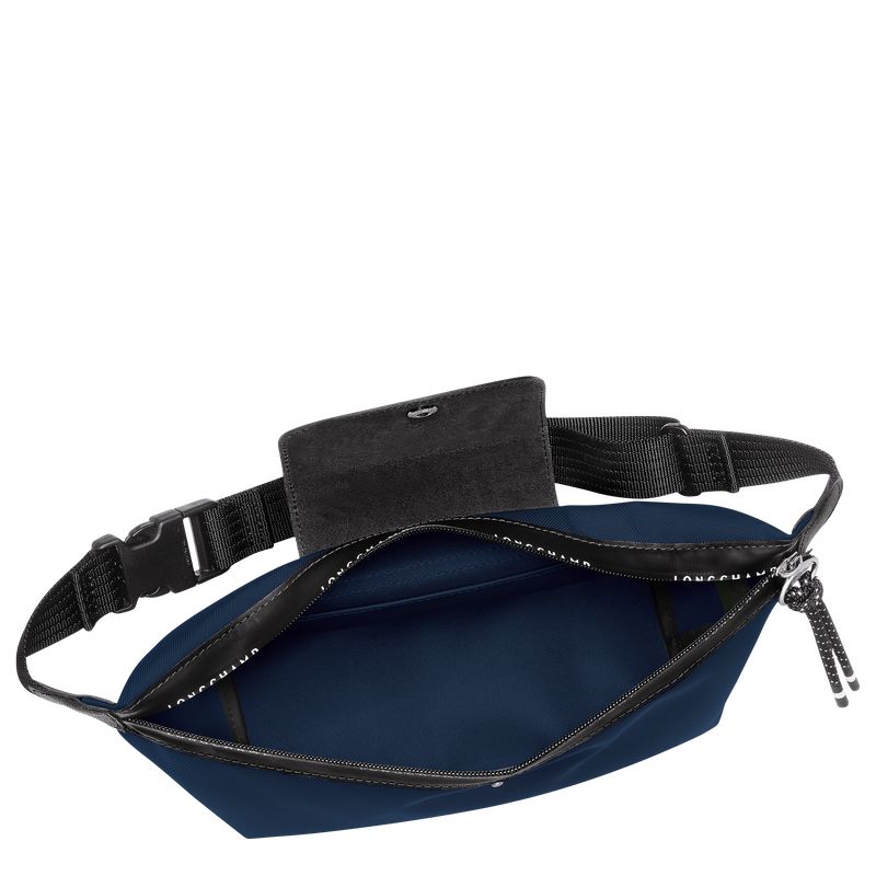 Longchamp Le Pliage Energy M Canvas Midjeveske Herre Marineblå | NOGS7526