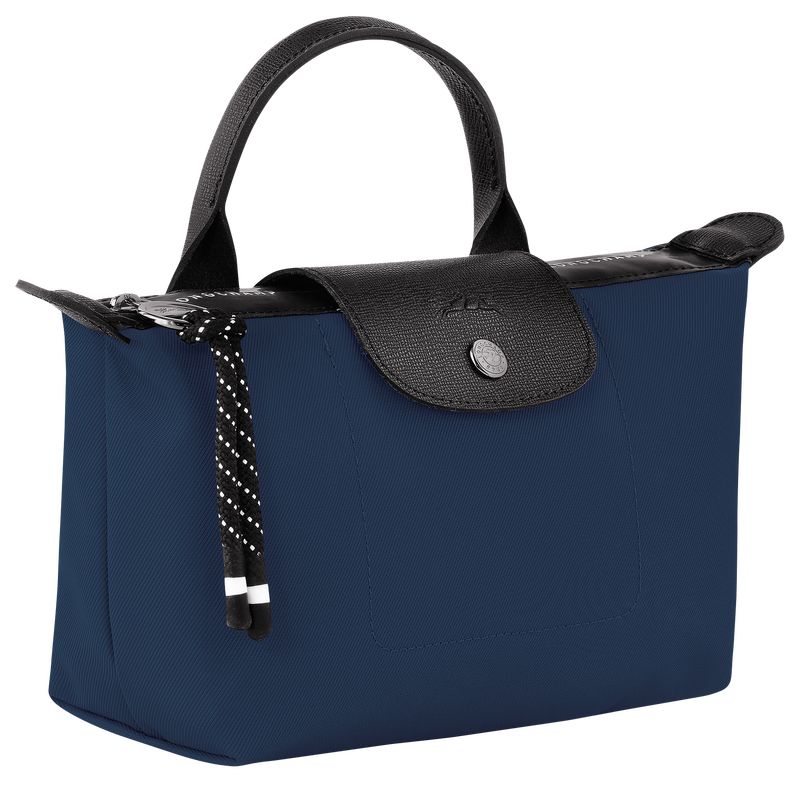 Longchamp Le Pliage Energy Recycled canvas Pouches Dame Marineblå | NOGS8699