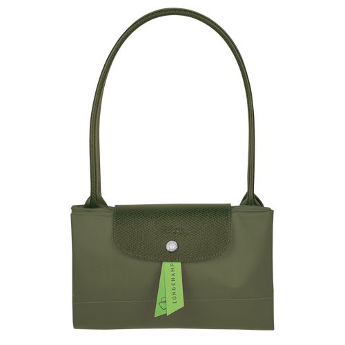 Longchamp Le Pliage Green L Tote Recycled canvas Skulderveske Dame Forest | NOQM8789