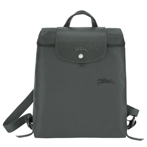 Longchamp Le Pliage Green M Recycled canvas Ryggsekker Herre Graphite | NOEB7538