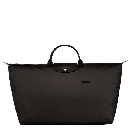 Longchamp Le Pliage Green M Recycled canvas Reiseveske Herre Svarte | NOHA7192