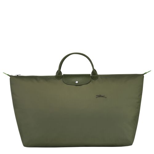 Longchamp Le Pliage Green M Recycled canvas Reiseveske Herre Forest | NOFD7190