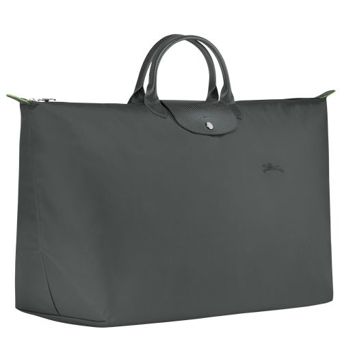 Longchamp Le Pliage Green M Recycled canvas Reiseveske Herre Graphite | NOPJ7186