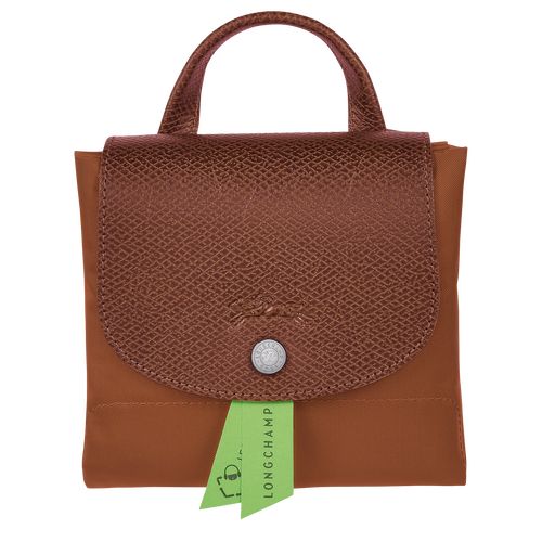 Longchamp Le Pliage Green M Recycled canvas Ryggsekker Dame Cognac | NOQM8737