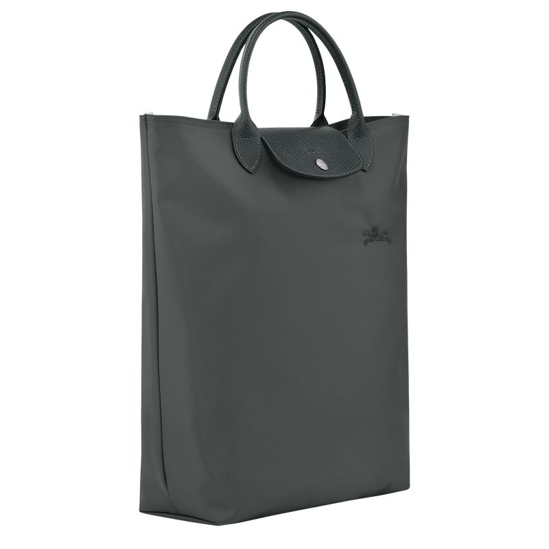 Longchamp Le Pliage Green M Tote Canvas Håndveske Herre Graphite | NOFD7502