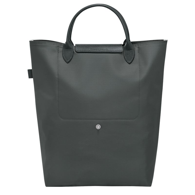 Longchamp Le Pliage Green M Tote Canvas Håndveske Herre Graphite | NOFD7502