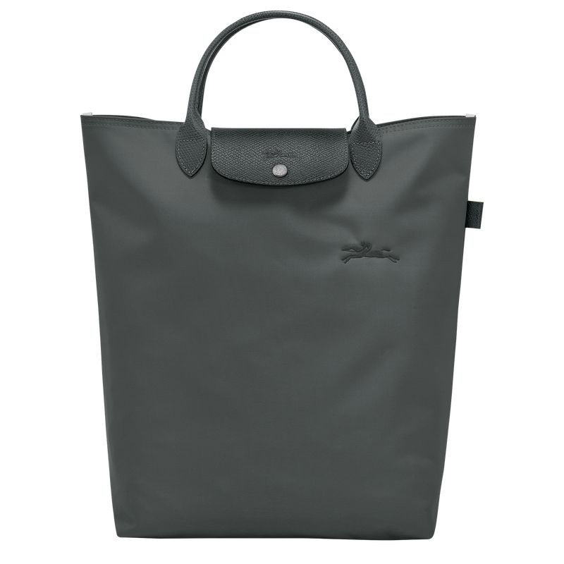 Longchamp Le Pliage Green M Tote Canvas Håndveske Herre Graphite | NOFD7502