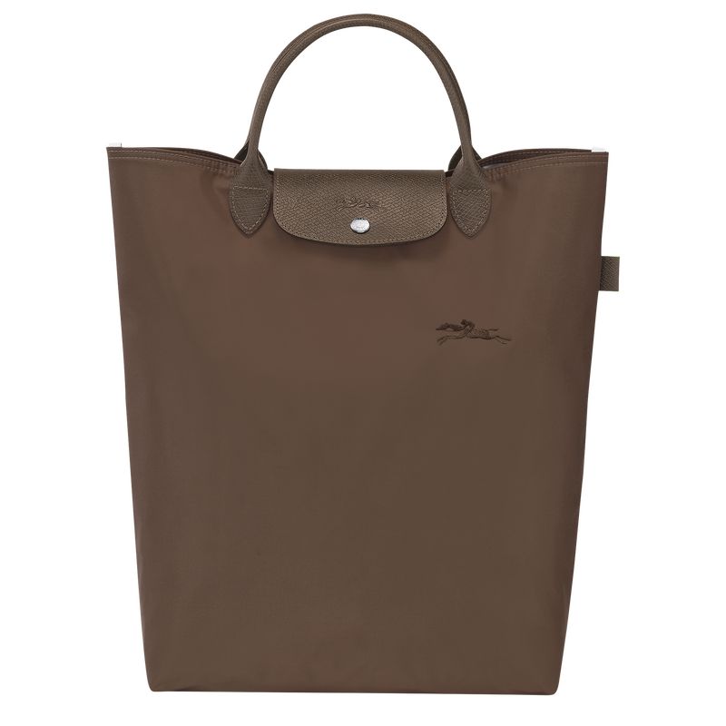 Longchamp Le Pliage Green M Tote Canvas Håndveske Herre Terra | NOSG7500