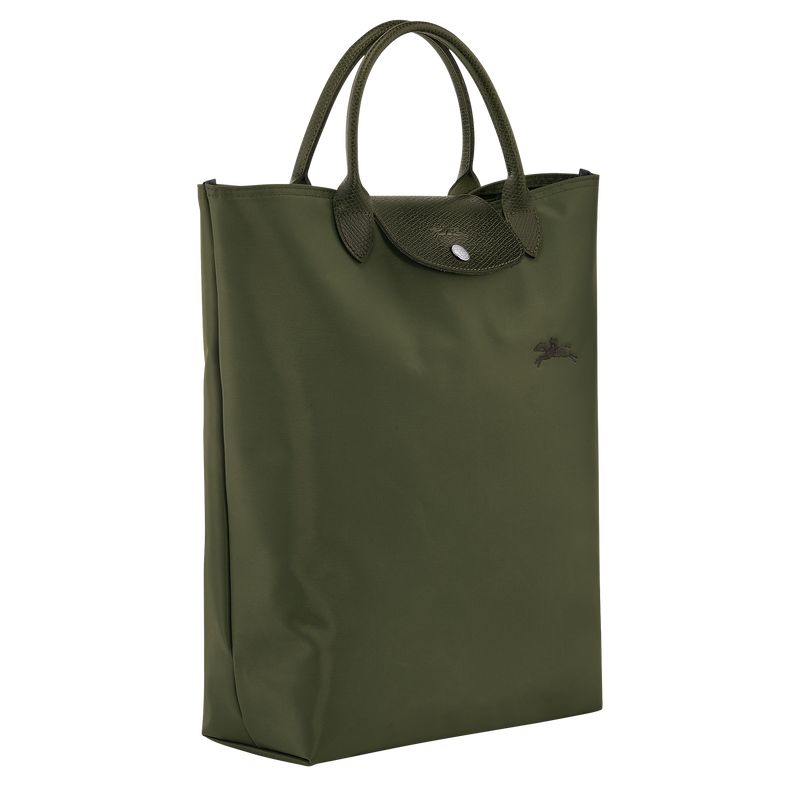 Longchamp Le Pliage Green M Tote Canvas Håndveske Herre Forest | NOAH7499