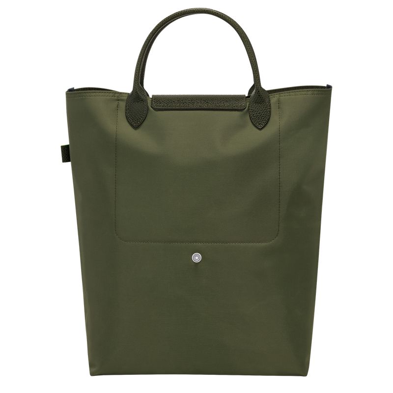 Longchamp Le Pliage Green M Tote Canvas Håndveske Herre Forest | NOAH7499