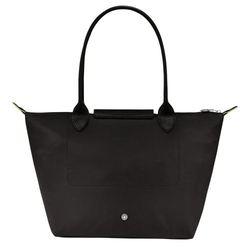 Longchamp Le Pliage Green M Tote Recycled canvas Skulderveske Dame Svarte | NOVR8811