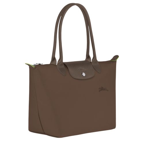 Longchamp Le Pliage Green M Tote Recycled canvas Skulderveske Dame Terra | NOZU8808