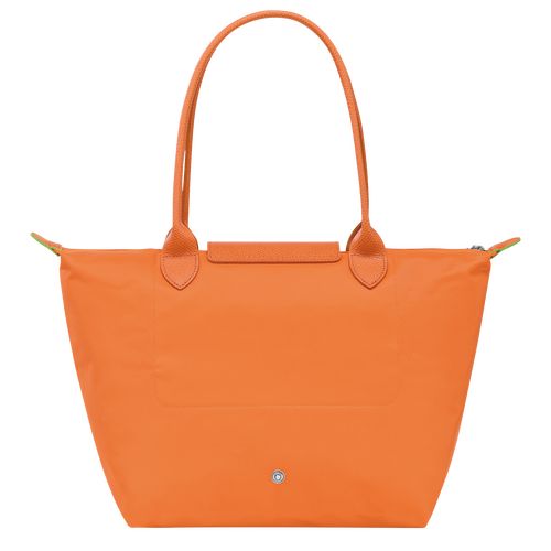 Longchamp Le Pliage Green M Tote Recycled canvas Skulderveske Dame Oransje | NOLI8807