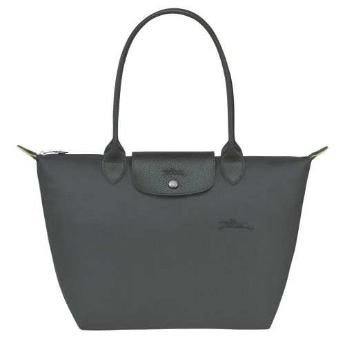 Longchamp Le Pliage Green M Tote Recycled canvas Skulderveske Dame Graphite | NOEB8786