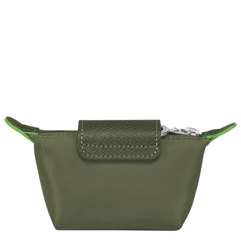 Longchamp Le Pliage Green Recycled canvas Myntpung Herre Forest | NOYX7390