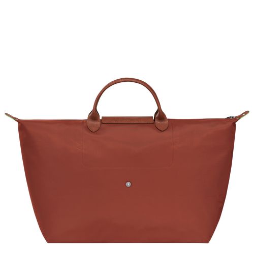 Longchamp Le Pliage Green S Recycled canvas Reiseveske Herre Chestnut | NOVR7199