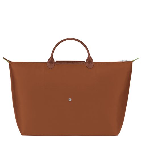 Longchamp Le Pliage Green S Recycled canvas Reiseveske Herre Cognac | NOXY7197