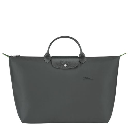 Longchamp Le Pliage Green S Recycled canvas Reiseveske Herre Graphite | NOKO7194