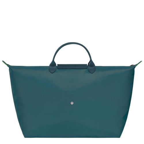 Longchamp Le Pliage Green S Recycled canvas Reiseveske Herre Påfugl | NOJP7193