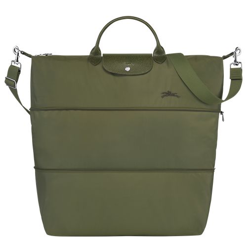 Longchamp Le Pliage Green expandable Recycled canvas Reiseveske Herre Forest | NOYX7182