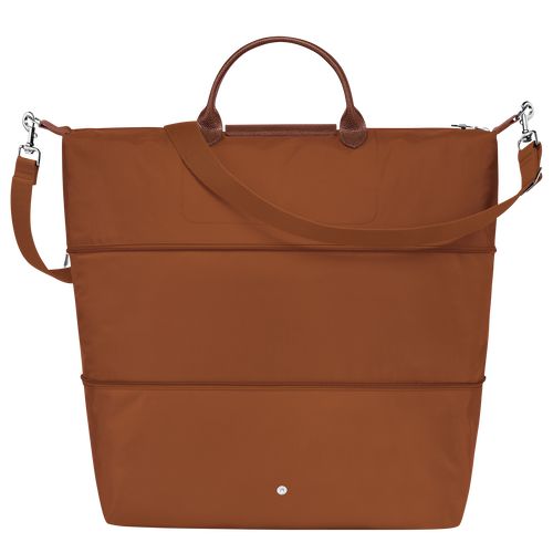 Longchamp Le Pliage Green expandable Recycled canvas Reiseveske Herre Cognac | NOTC7181