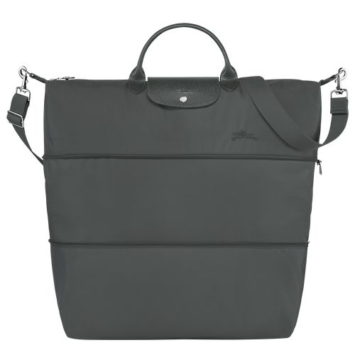 Longchamp Le Pliage Green expandable Recycled canvas Reiseveske Herre Graphite | NOEB7179