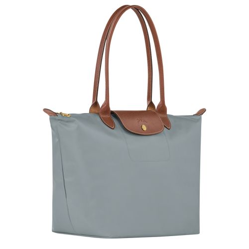 Longchamp Le Pliage Original L Tote Recycled canvas Skulderveske Dame Steel | NOFD8802