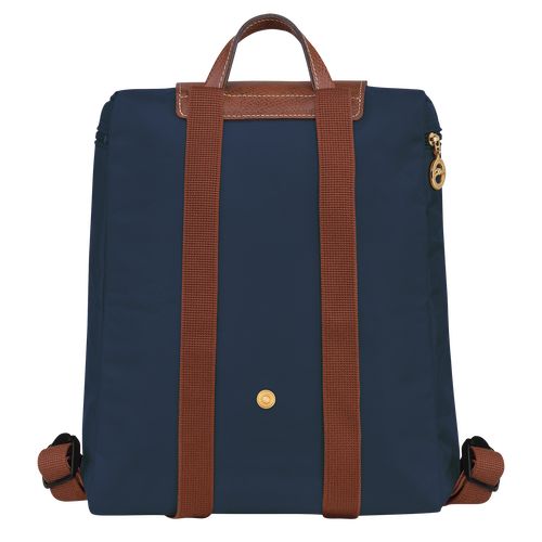 Longchamp Le Pliage Original M Recycled canvas Ryggsekker Herre Marineblå | NOYX7535