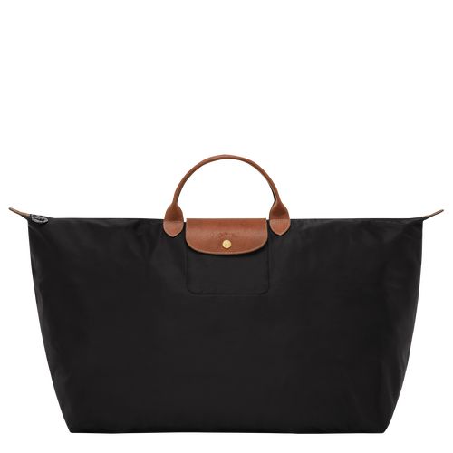 Longchamp Le Pliage Original M Recycled canvas Reiseveske Herre Svarte | NOJP7212