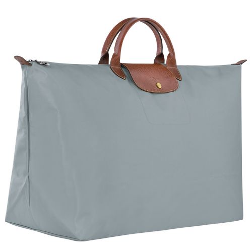 Longchamp Le Pliage Original M Recycled canvas Reiseveske Herre Steel | NOZU7209