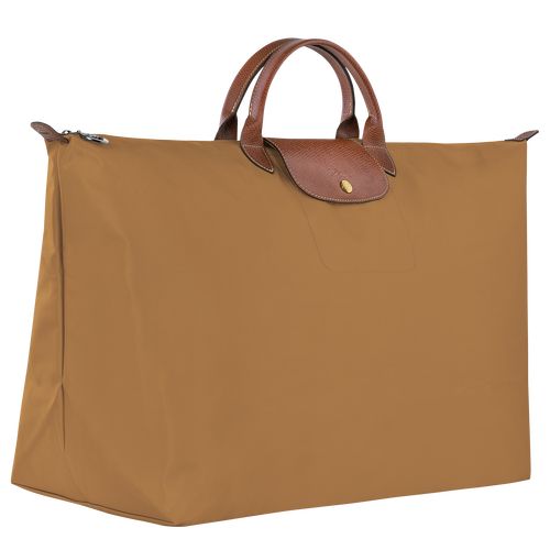 Longchamp Le Pliage Original M Recycled canvas Reiseveske Herre Fawn | NOXY7208