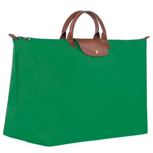 Longchamp Le Pliage Original M Recycled canvas Reiseveske Herre Grønn | NOVR7206