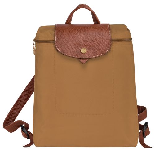 Longchamp Le Pliage Original M Recycled canvas Ryggsekker Dame Fawn | NOIL8729