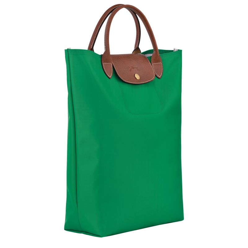 Longchamp Le Pliage Original M Tote Canvas Håndveske Herre Grønn | NOCT7510