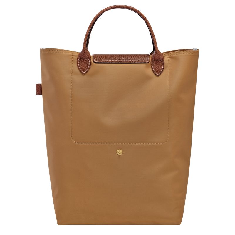 Longchamp Le Pliage Original M Tote Canvas Håndveske Herre Fawn | NOZU7508