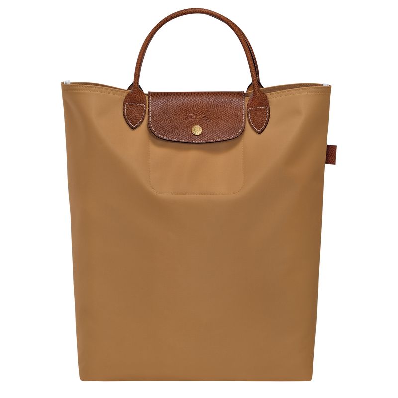 Longchamp Le Pliage Original M Tote Canvas Håndveske Herre Fawn | NOZU7508