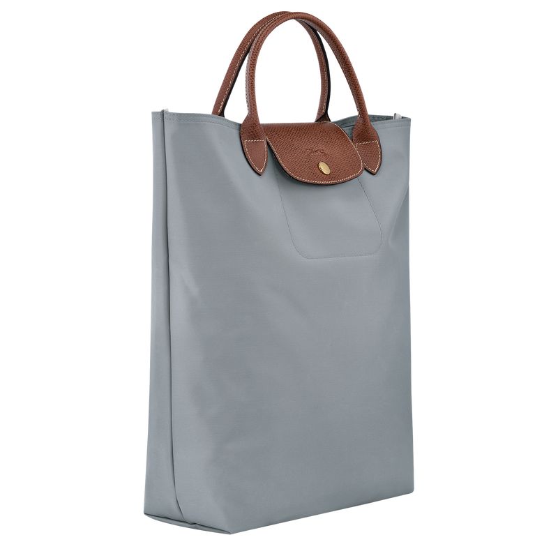 Longchamp Le Pliage Original M Tote Canvas Håndveske Herre Steel | NOLI7507