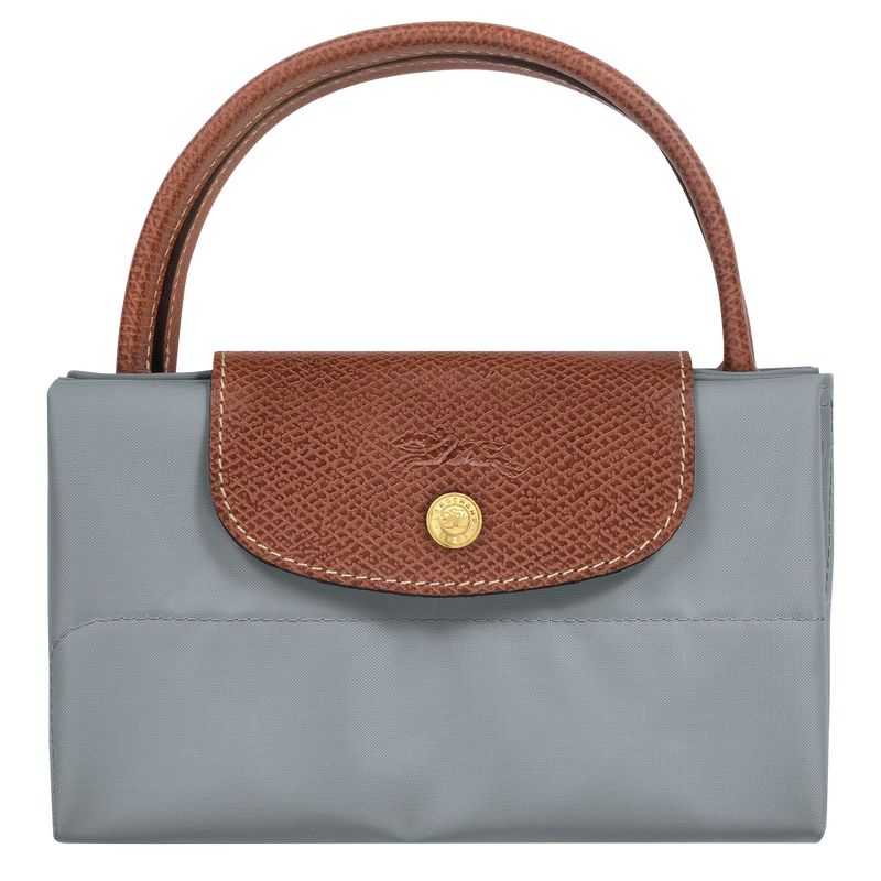 Longchamp Le Pliage Original M Tote Canvas Håndveske Herre Steel | NOLI7507