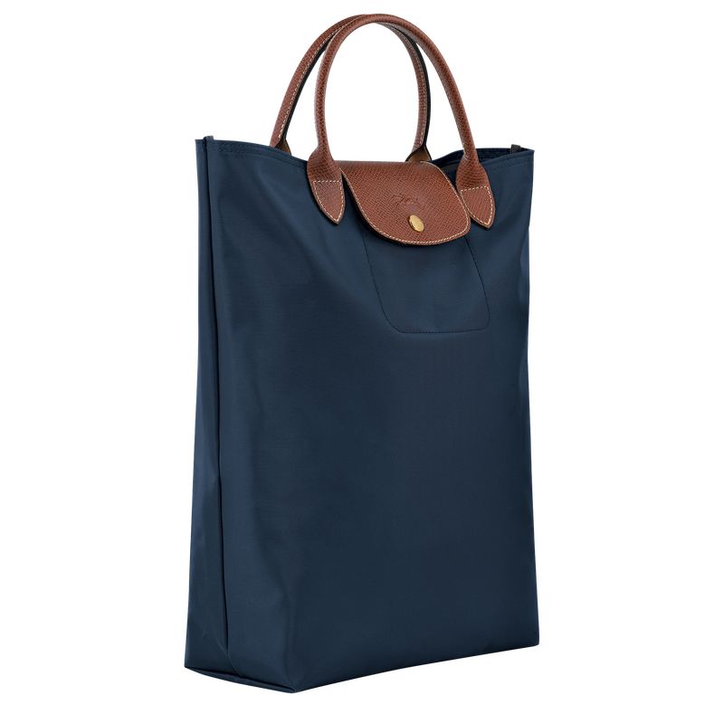 Longchamp Le Pliage Original M Tote Canvas Håndveske Herre Marineblå | NOJP7505