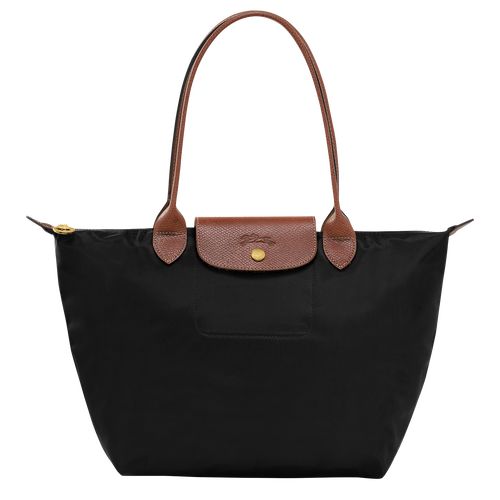 Longchamp Le Pliage Original M Tote Recycled canvas Skulderveske Dame Svarte | NOPJ8798