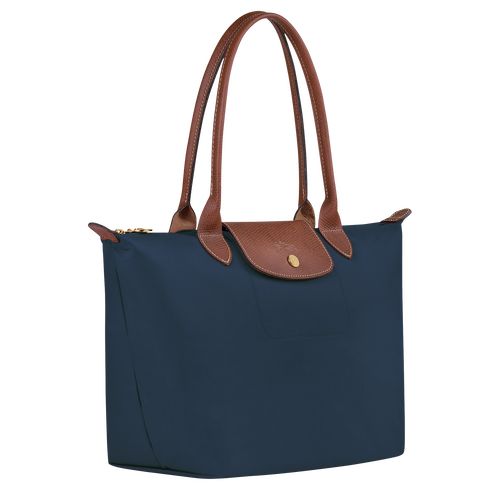 Longchamp Le Pliage Original M Tote Recycled canvas Skulderveske Dame Marineblå | NOOK8797