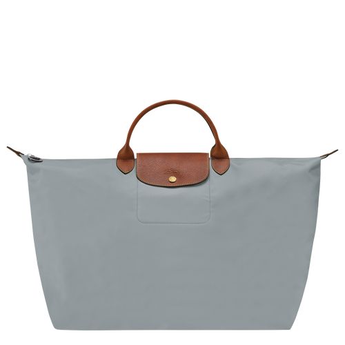 Longchamp Le Pliage Original S Recycled canvas Reiseveske Herre Steel | NODF7216